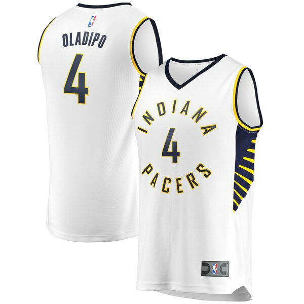 Maillot nba Indiana Pacers Association Edition Homme Victor Oladipo 4 Blanc